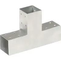 Syfax Paalverbinding T-vorm 71x71 mm gegalvaniseerd metaal