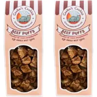 Cooka's Cookies Cooka Cookie's- 100% natuurlijke hondensnacks - gedroogde runder longen - 2-PACK 140 g