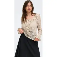 ONLY Blouse 'ONLPEARLINA' beige