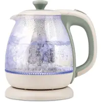TIM. TIM Waterkoker glas - Waterkoker - Aquagroen - ‎21cm x 20cm x 16cm
