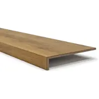 Maestro Opentrapprofiel PVC Pecan Oak – 1500x56x10 mm | Traprenovatie