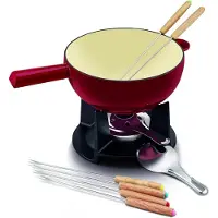 TIM. TIM Fondueset - Fondue - Fondueset elektrisch - Rood - 20cm x 20cm x 13cm