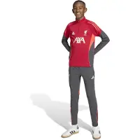 Adidas Liverpool Trainingspak 1/4-Zip 2025-2026 Kids Rood Grijs Zilver