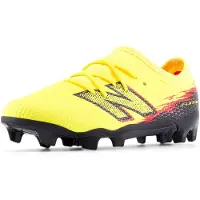 New Balance Furon V8 Team Gras Voetbalschoenen (FG) Kids Geel Zwart Rood