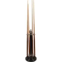 Buffalo Black Steel Cue Stand 6 Cues
