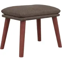 vidaXL Voetenbank 45x29,5x35 cm stof taupe