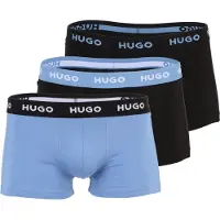 HUGO Boxershorts royal blue/koningsblauw / zwart / wit