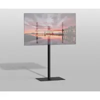 Cavus Vloerstandaard SQUARE zwart 120 cm VESA 600x400