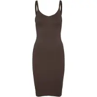 Pieces Pcballroom Slipdress Dames Bruin L/XL
