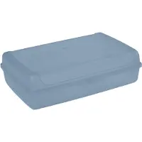 Keeeper Brotdose "luca" Click-Box maxi, nordic-blue BPA-freie Frischhaltedose: Frischhalten, Aufbewahren u