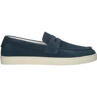 Blackstone Zircon Pearson - Dark Blue - Suede slip-ons dark blue male | Maat: 45