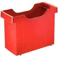 Leitz Plus Uni-Box Hangmappencassette A4 36,5 x 17 x 27,3 cm 20 Hoezen Kunststof Rood