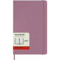 Moleskine 12 Maanden Agenda - 2027 - Dagelijks - Large - Harde Kaft - Majestic Roze