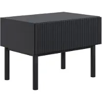 Selsey Nachtkastje Vesper | Design metaal zwart 50x44x35.599998474121094 cm nachtkastjes | NADUVI