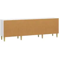 vidaXL - TV - Kast - 150 - x - 31 - x - 50 - cm - Wit - Bewerkt - hout
