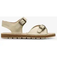 Clarks PlaysunReef K. Off White Lea Sandalen