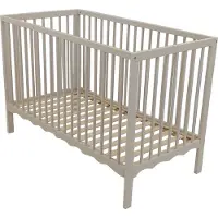 MamaLoes Luno Wave Beige 60 x 120 cm Ledikant
