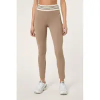 FILA Bientina Heritage Tape Active Leggings Pine Bark Maat: M | Leggings Outlet | Dames | Bruin