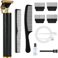 TIM. TIM Professionele Tondeuse - Tondeuse Mannen - Carbon Draadloze Tondeuse - IPX5-Waterdicht - Tondeuse hoofdhaar - Haartrimmer - Tondeuses - Trimmer Mannen - Complete Set - Zwart - 21cm x 8cm x 5cm