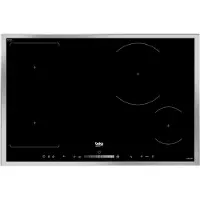 Beko HII 84500 FHTX Elektrische kookplaat, inductie, 77 cm, Flex-inductiekookplaat, 80 cm, roestvrij staal