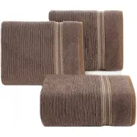 Eurofirany Zachte en absorberende handdoek 50x90 cm, 530 GSM, lichtbruin
