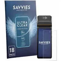 Savvies - Screenprotector voor Brainsport myPAD - Folie Beschermfolie transparant 18 Stuks