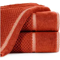 Eurofirany Caleb Badhanddoek 70x140 cm 540 GSM - Zacht Katoen - Terracotta