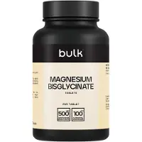 Bulk Magnesium Bisglycinate (60 Tabs) Unflavoured - Vitaminen, mineralen & gezondheid - Mineralen