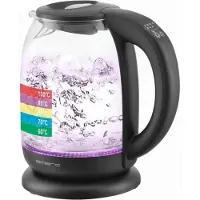 TIM. TIM Waterkoker glas - Waterkoker - Zwart - 23cm x 19cm x 24cm