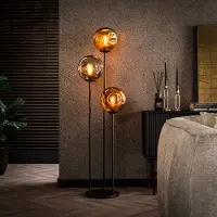 Lyora Glazen Vloerlamp Stellar 3 Lichts