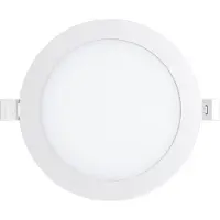 Mundotec 2 stuks inbouwspots, 12W | Beschermingsklasse IP20, dimbaar | Kleurtemperatuur instelbaar van 3000-6400K | Rond, diameter 15,5 cm, inbouwgrootte plafond: 15 cm