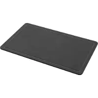 ComBekk Snijplank met sapgeul XL - 100% Gerecycled - Microplasticvrij - Antibacterieel - Vaatwasserbestendig - 53 x 32.5 cm - zwart
