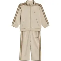 Adidas Joggingpak 'Firebird' beige / olijfgroen