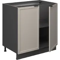 Vicco Fame-Line Wastafelkast – 80 cm met legplank, zonder werkblad GrijsBeige