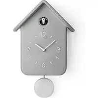 TIM. TIM Koekoeksklok Modern - Wekker - Inclusief Gewichtsketting - Grijs - 25cm x 12cm x 39cm