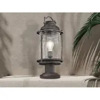 Kichler Mini LED Tuin Pilaar Ashland Bay | 1X E27 Max 60W | IP44 (Outdoor) | Weathered Zinc