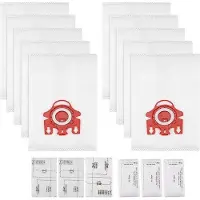 OEM Stofzuigerzakken - Set van 16 stuks - 3D AirClean efficiëntie - Zelfsluitende hygiënesluiting - Vervanging voor de S400, S2, S5, S8 serie - Type 10123210