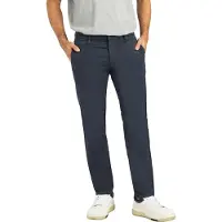 MAC katoenen broek donkerblauw effen katoen