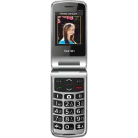 Beafon SL495 Senioren clamshell telefoon Zwart, Zilver