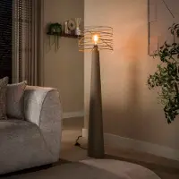 Lyora Zand vloerlamp Curl met draad kap