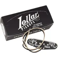 Lollar 10-202-111-14 Single Coil Pickup - Sixty Four hals, flat poles, parchment