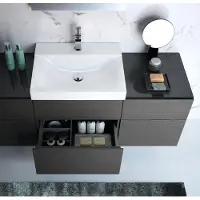 Geberit Xeno2 Wastafel 60x48 cm – Keramische Wasbak met Kraangat – Zonder Overloop – KeraTect Coating – Wit- 500.530.01.1