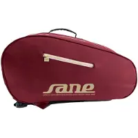 Sane Padel Pro Leather Padel Racket Bag Rood