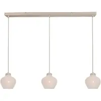Anne Light & Home Travino LED Hanglamp | 3x E27 40W | Dimbaar | Creme