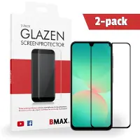 BMAX 2-pack Samsung Galaxy A26 - Glazen Screenprotector - Full Cover