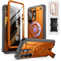 Supcase MagPro hoesje geschikt voor Samsung Galaxy S26 Ultra met screenprotector - Oranje
