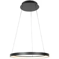 Steinhauer Hanglamp Ringlede zwart