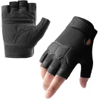 Snq Vingerloze Buitenhandschoenen voor Mannen en Vrouwen - Bescherming voor de Knokkels - Geschikt voor Fietsen, Wanden, Motorrijden en Outdooractiviteiten - Ademend, Antislip en Lichtgewicht-XL