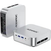 NiPoGi E3B Mini PC AMD Ryzen 7 7735HS 24GB LPDDR5 1TB PCle SSD Mini Computers (8C/16T, tot 4.7GHz), Desktop met Windows 11 Pro - Wifi 6 - BT5.2 - Type-C