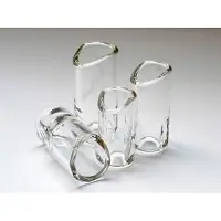 The Rock Slide GRS-SC gevormde glazen slide maat S (binnen 17 - lengte 48,5mm)
